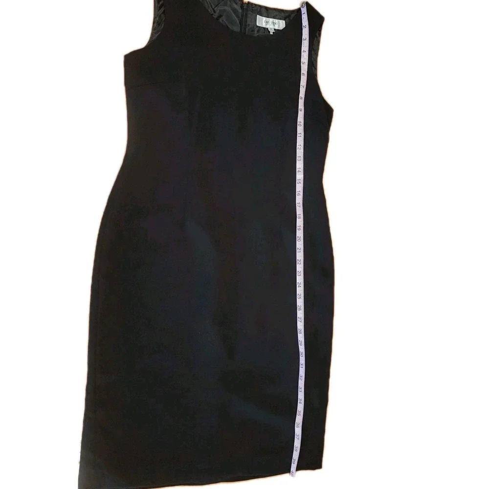 Jones Studio Sheath Dress Womens 8 Black Lined Classic Capsule Career‎ Office